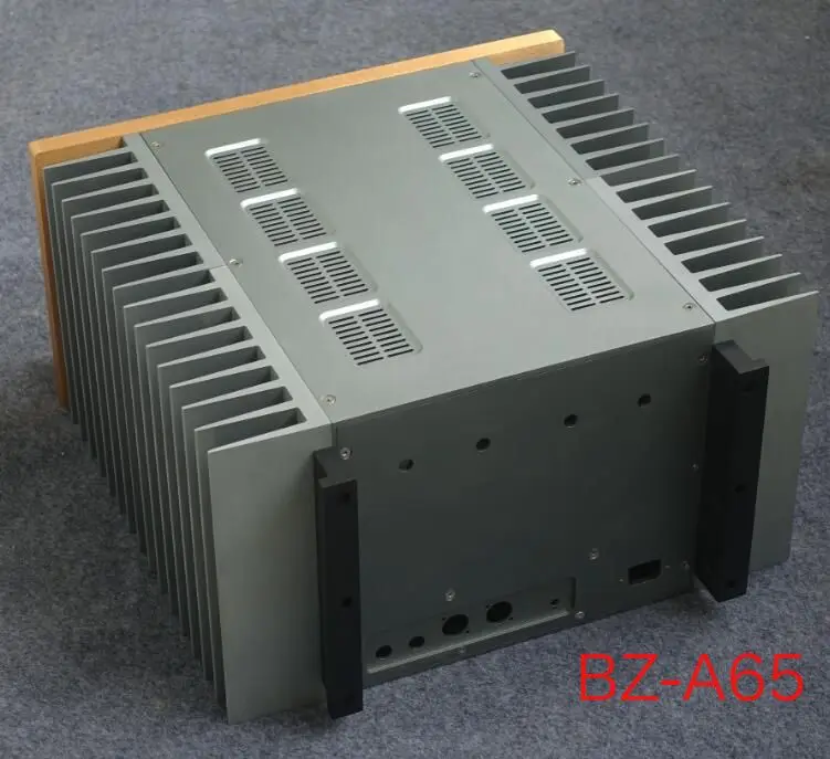 Full aluminum DIY A15/A35/A65  power amplifier chassis class A enclosure big heatsink HIFI VU header box
