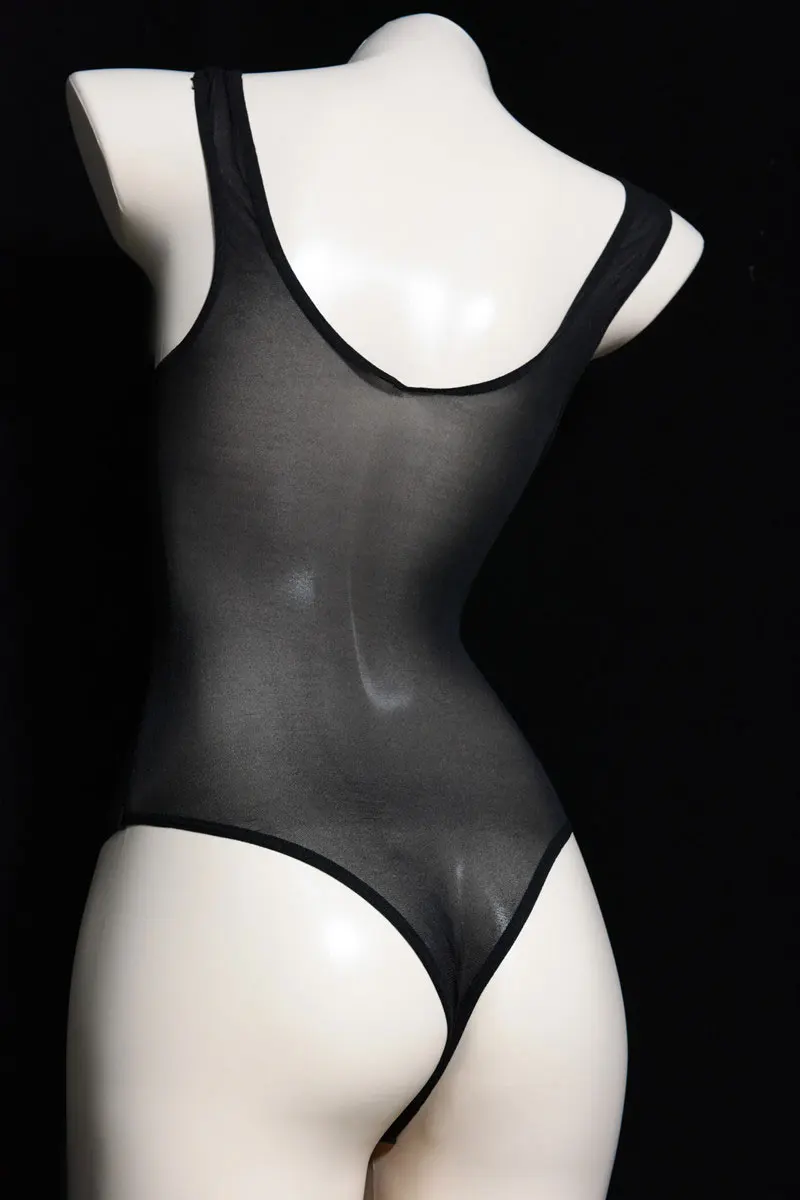 Sexy Men Oil Gloosy U Convex Pouch Bodysuit COCKring Open Sheath Sleeve Sexy Tight Bandage Bodyhouse Gay Wear Puls Size F16 Men Bodysuit Jumpsuit Men Lingerie Briefs Men Lingerie Underwear