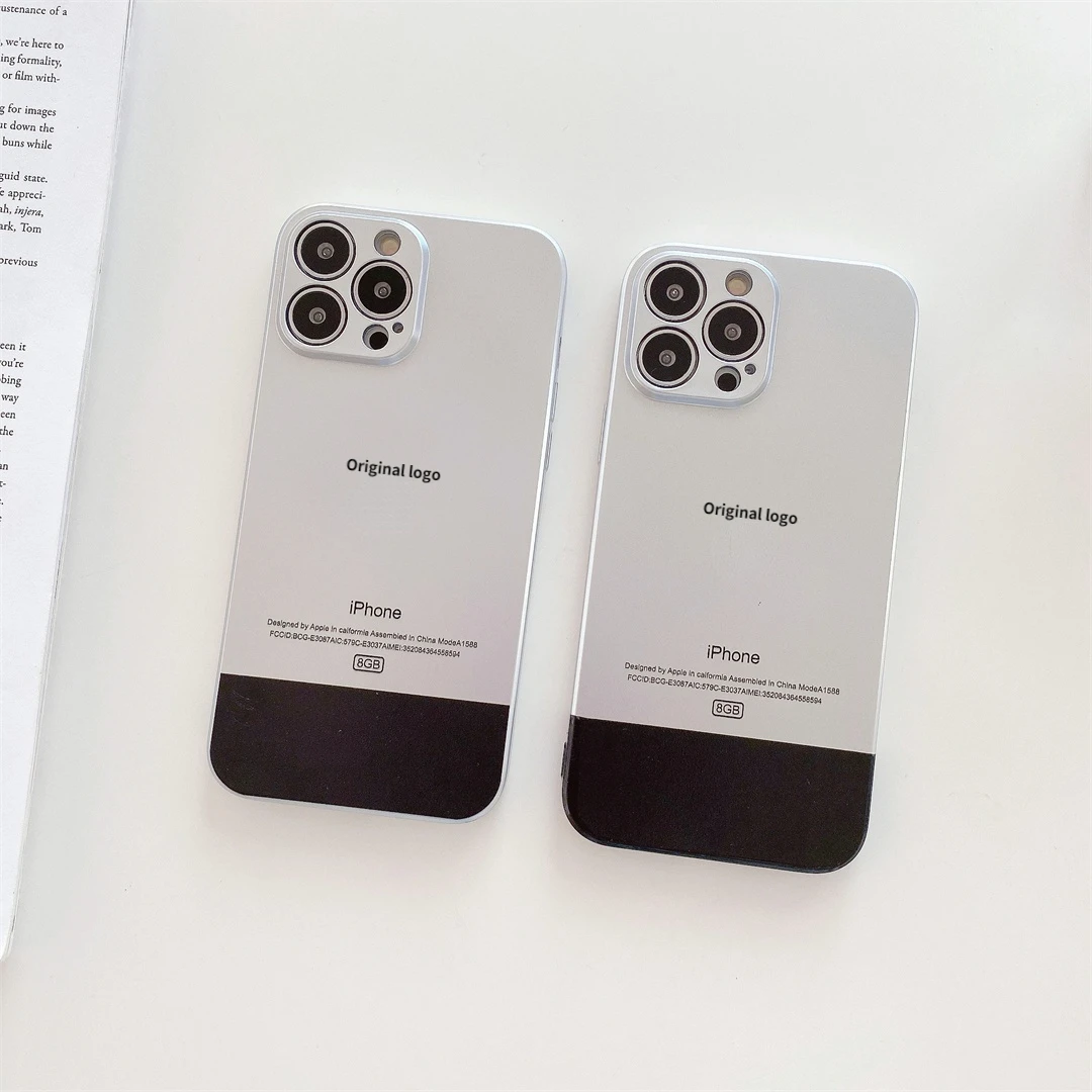 Чехол для IPhone 13 Pro Max 11 78plus XS из гальванического серебристого материала Iphone
