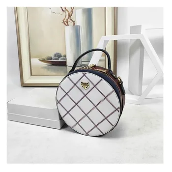 

2020 summer Small square Messenger bag Women's real leather Crossbody baghigh quality Luxury Genuine leather bags for women