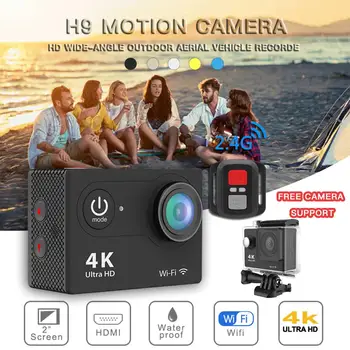 

Action Camera4K12MP WIFI Underwater Cam SonySensor Ultra HD Waterproof Sports Camera with Remote Control 170°Wide-angle Portable