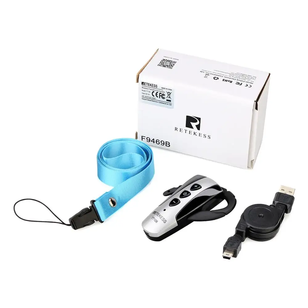RETEKESS TT106 UHF профессиональный беспроводной приемник для беспроводной гид системы Конференц-тур церкви одновременно