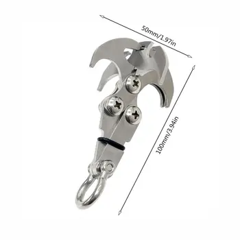

Multi-Function Claw Hook Outdoor Climbing Mountaineering Hook Gravity Grab Hook Flying Tiger Grab Hook Trailer Hook