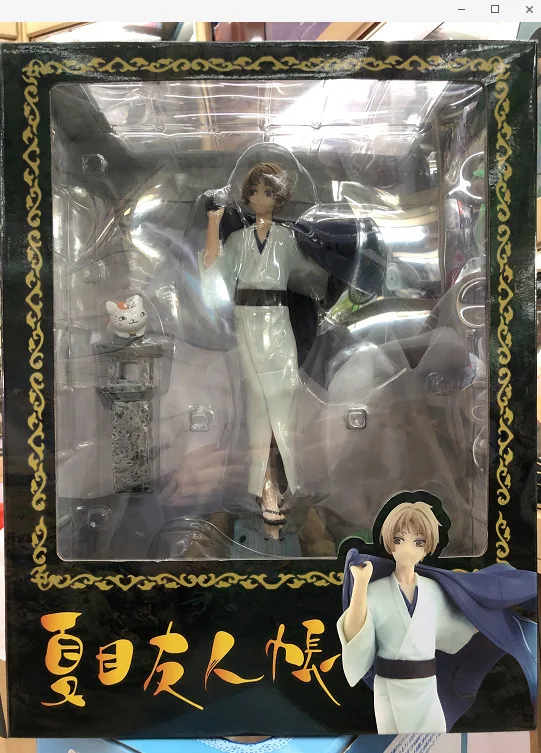 25 см Natsume Yuujinchou Nyanko Sensei Madara Cat& Такаси Нацумэ фигурка аниме фигурка ПВХ Новая коллекция Фигурки игрушки - Цвет: with retail box