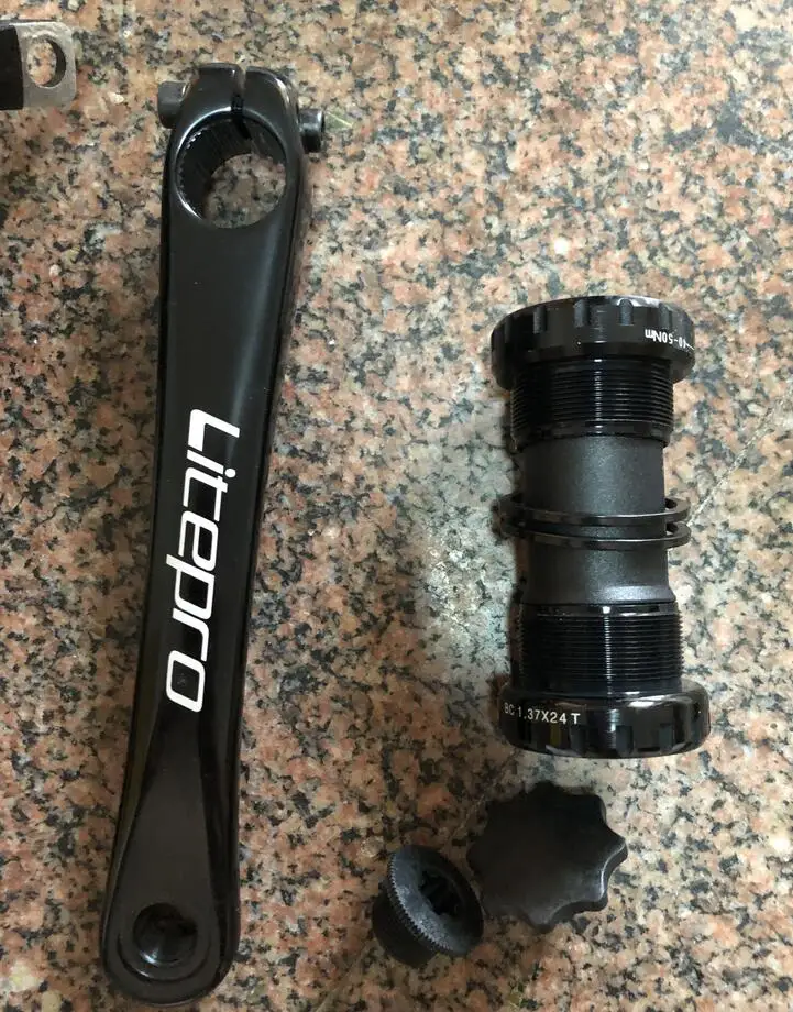 Litepro Кривошип с bb BCD 130 170 мм для Minivelo складной дорожный велосипед шатуны
