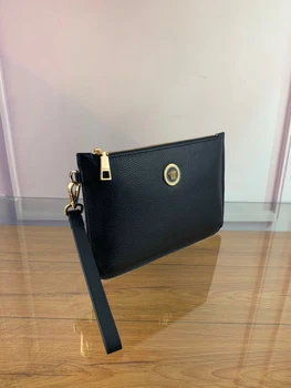 

Luxury men's handbag large-capacity clutch bag leather men's wallet fashion clutch bag storage bag designer new