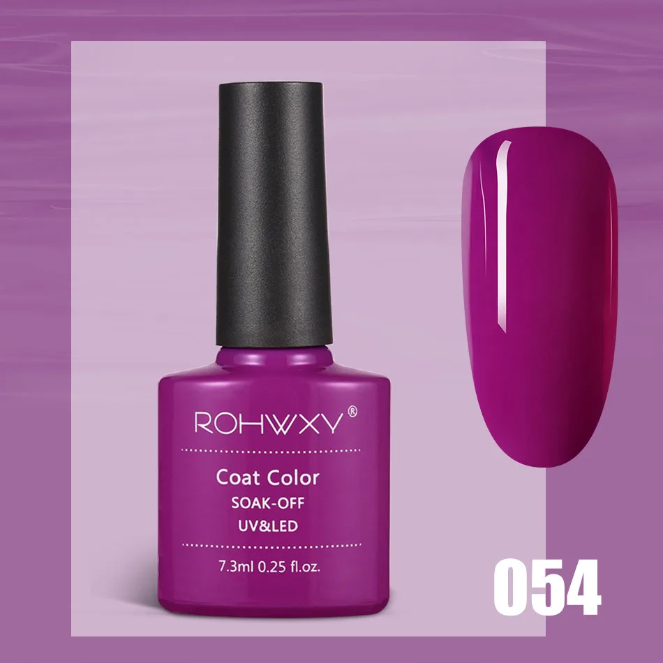 ROHWXY Гель-лак для ногтей, УФ светодиодный лак, все для маникюра, Гель-лак, Полупостоянный Гибридный гвоздь, живопись, впитывается для самостоятельного дизайна ногтей - Цвет: 54