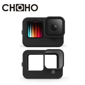 

For gopro hero 9 black accessories case Protective Soft Housing Rubber Silicone Shell Protector For go pro Hero9 New accesorios