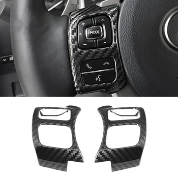 

Hard Carbon Fiber Stickers Trim Steering Wheel Button Frame Cover for LEXUS NX IS RC Accessories