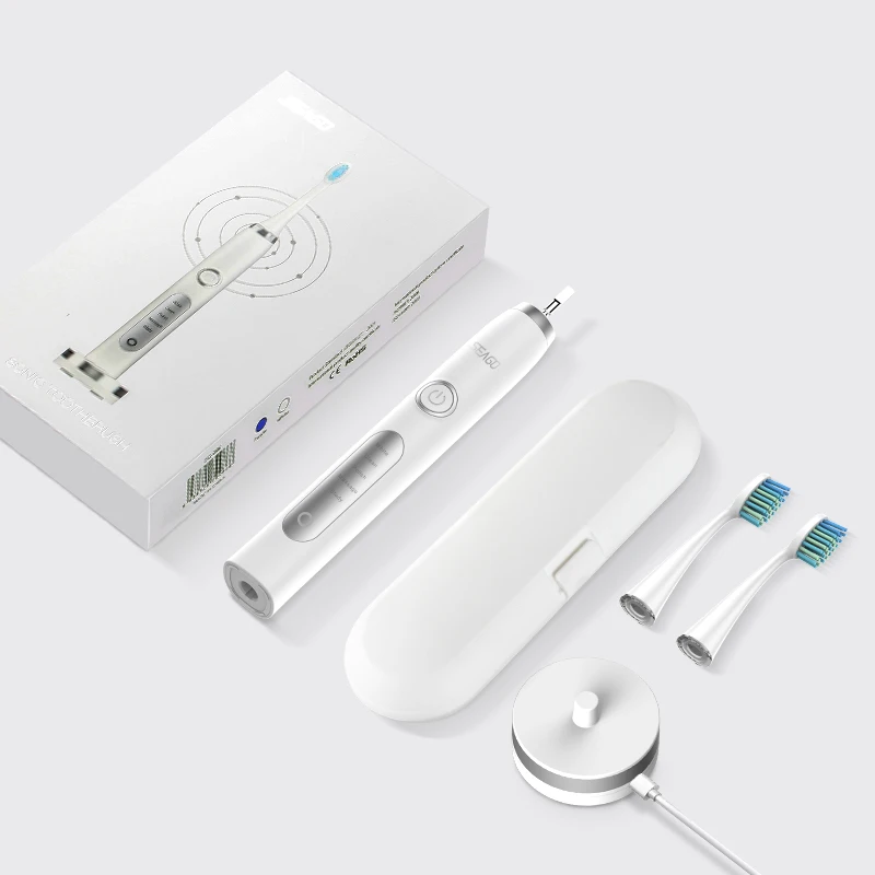 SEAGO Sonic Electric Toothbrush Upgraded Adult Waterproof Ultrasonic Rechargeable Toothbrush Whitening Healthy Gift SG-986 SEAGO Sonic Electric Toothbrush Upgraded Adult Waterproof Ultrasonic Rechargeable Toothbrush Whitening Healthy Gift SG-986