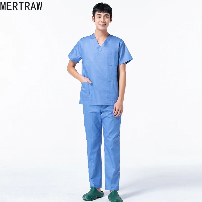 Hospital Pet Men's and Women's Operating Room Washing Clothes Long Sleeve Brush Hand Clothes Short Sleeve Isolation Doctor