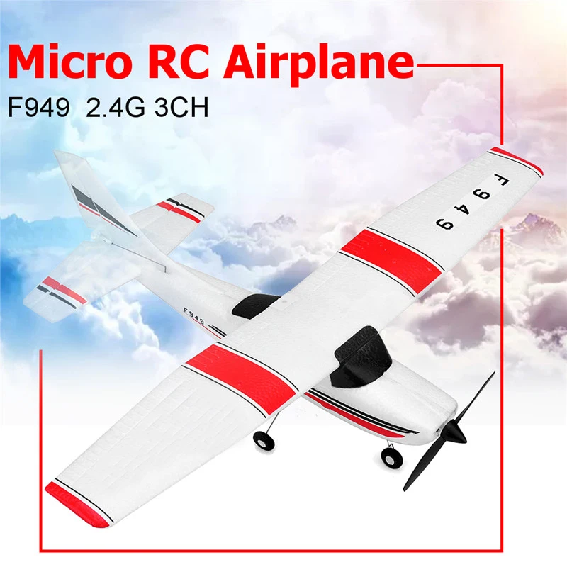 WL Toys F949 2 4G Радиоуправляемый игрушечный самолет модель самолета трехканальные