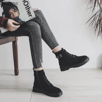 

Handsome Martin boots female 2019 new wild England ins net red short boots women's single boots large size women's shoes