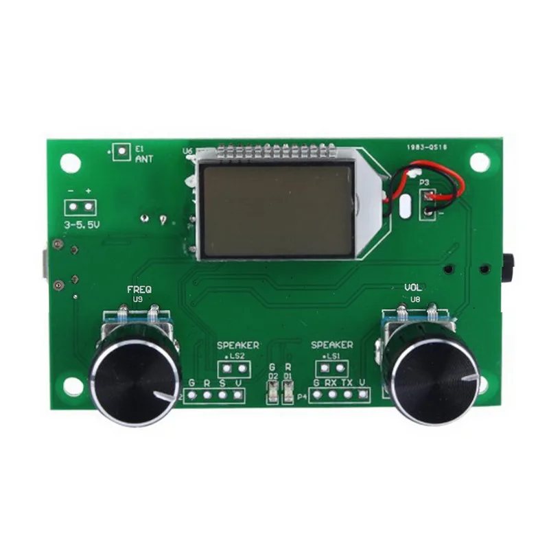 ЖК-цифровой стерео FM радио приемник модуль с серийным управлением Частотный