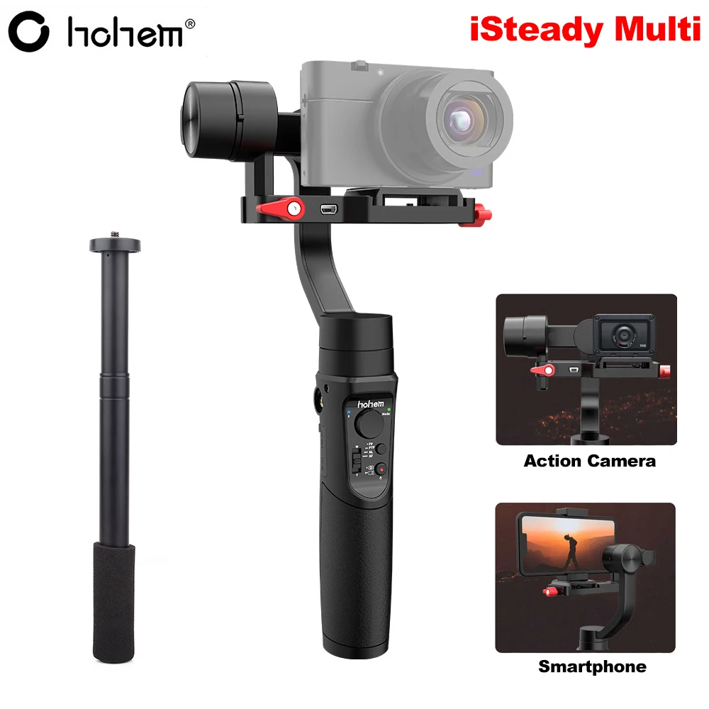 Hohem iSteady Multi 3-Axis Handheld Gimbal Stabilizer for Sony Canon Camera GoPro Hero 7 6 5 Smartp