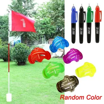 

Golf Ball Stencil Template Drawing Putting Line Marker Accessories Pen And Golf Scribe Plastic Training Golf Marker Aids