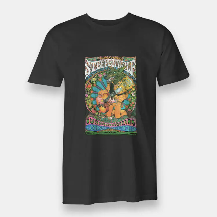 Новый Steppenwolf концертный тур Мужская футболка S до 3Xl черная | одежда