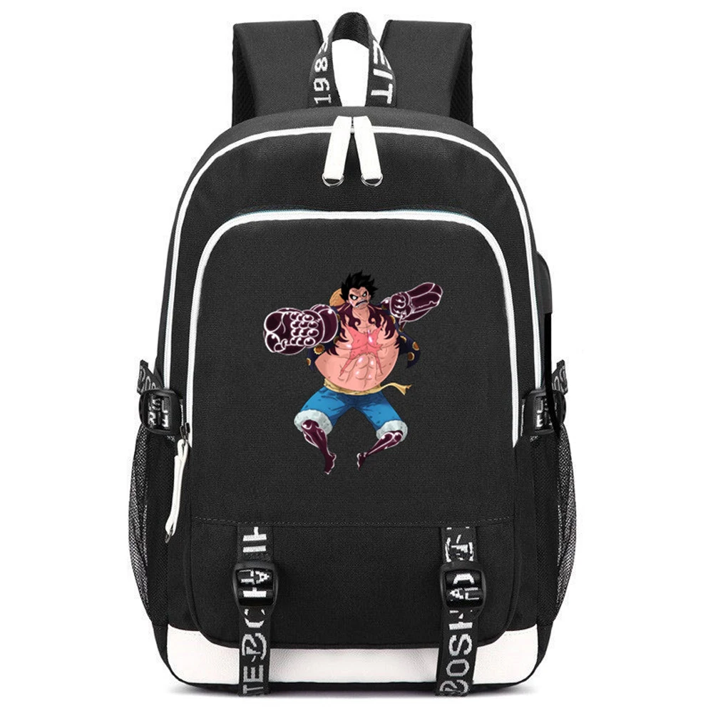 One piece Аниме Bookbag Monkey D. Luffy Cos женский рюкзак Оксфорд школьные сумки для девочек-подростков унисекс дорожная сумка Rugzak