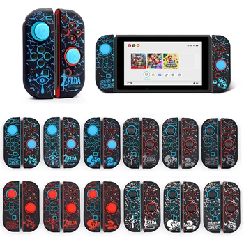 

For Nintend Switch NS NX Joy-Con Soft Silicone Protective Skin Case +Grip Joystick Caps For Switch Joy Con Controller Cover