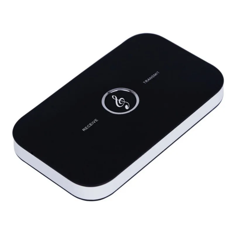 Горячая Bluetooth B6 передатчик приемник беспроводной аудио адаптер для наушников колонки ТВ 3,5 мм музыкальный приемник Отправитель - Цвет: Черный