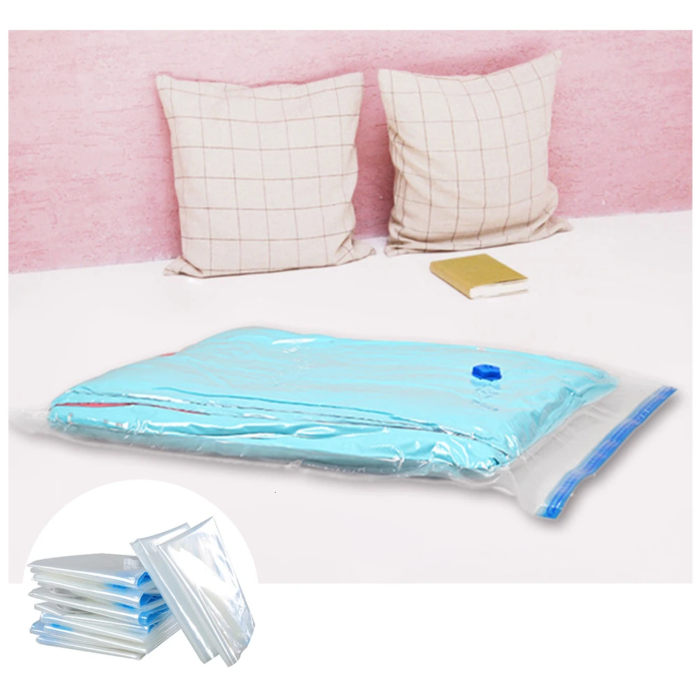 Vacuum Bag Clothes Foldable Box Large Vac Storage Bags Quilt