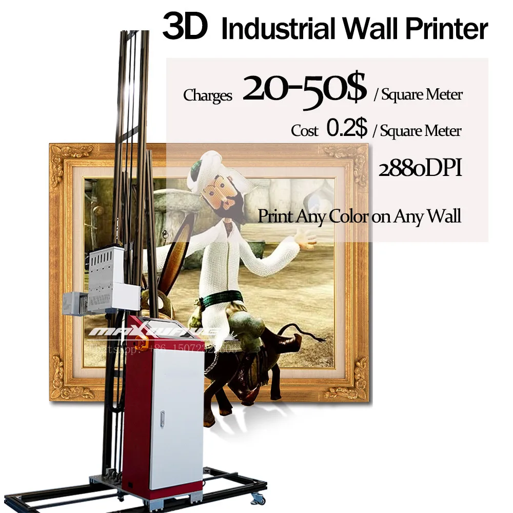 3D вертикальный настенный принтер цена прямой цветной |