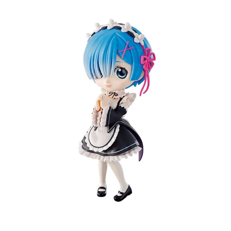 Фигурка Rem Ram Re Zero Re0 Life a экшн фигурка Subaru Emilia 100% оригинальная 14 см|Игровые фигурки