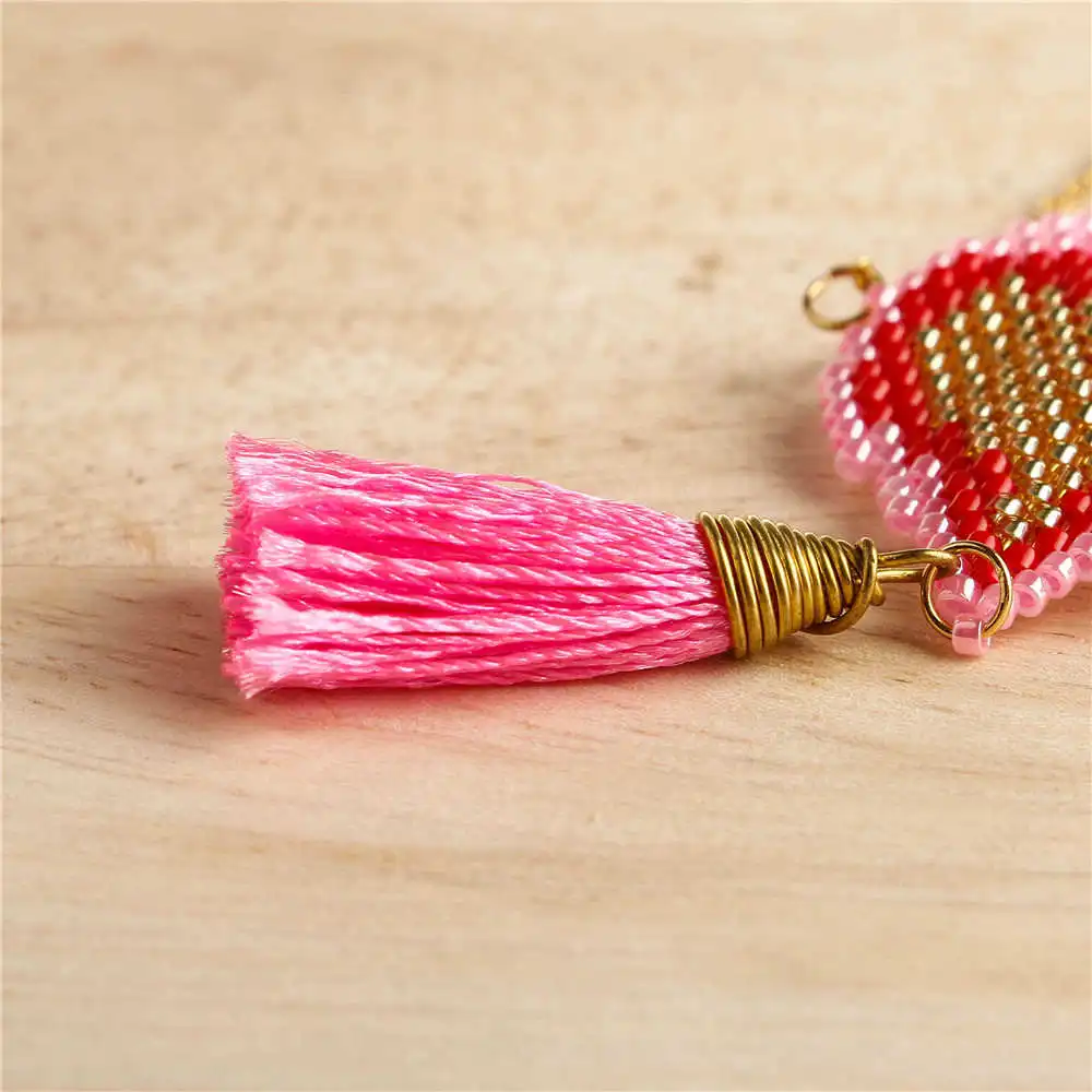 Go2boho MIYUKI Сердце ожерелье s женское розовое ожерелье De Moda богемное колье ювелирные изделия, Золотая цепь miyuki Joyeria
