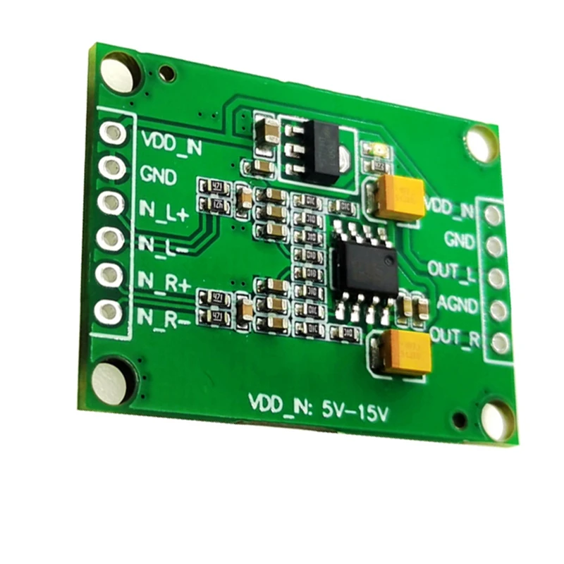 Audio Differential Balanced Board Analog Input to Single Ended Analog Output Module Conversion