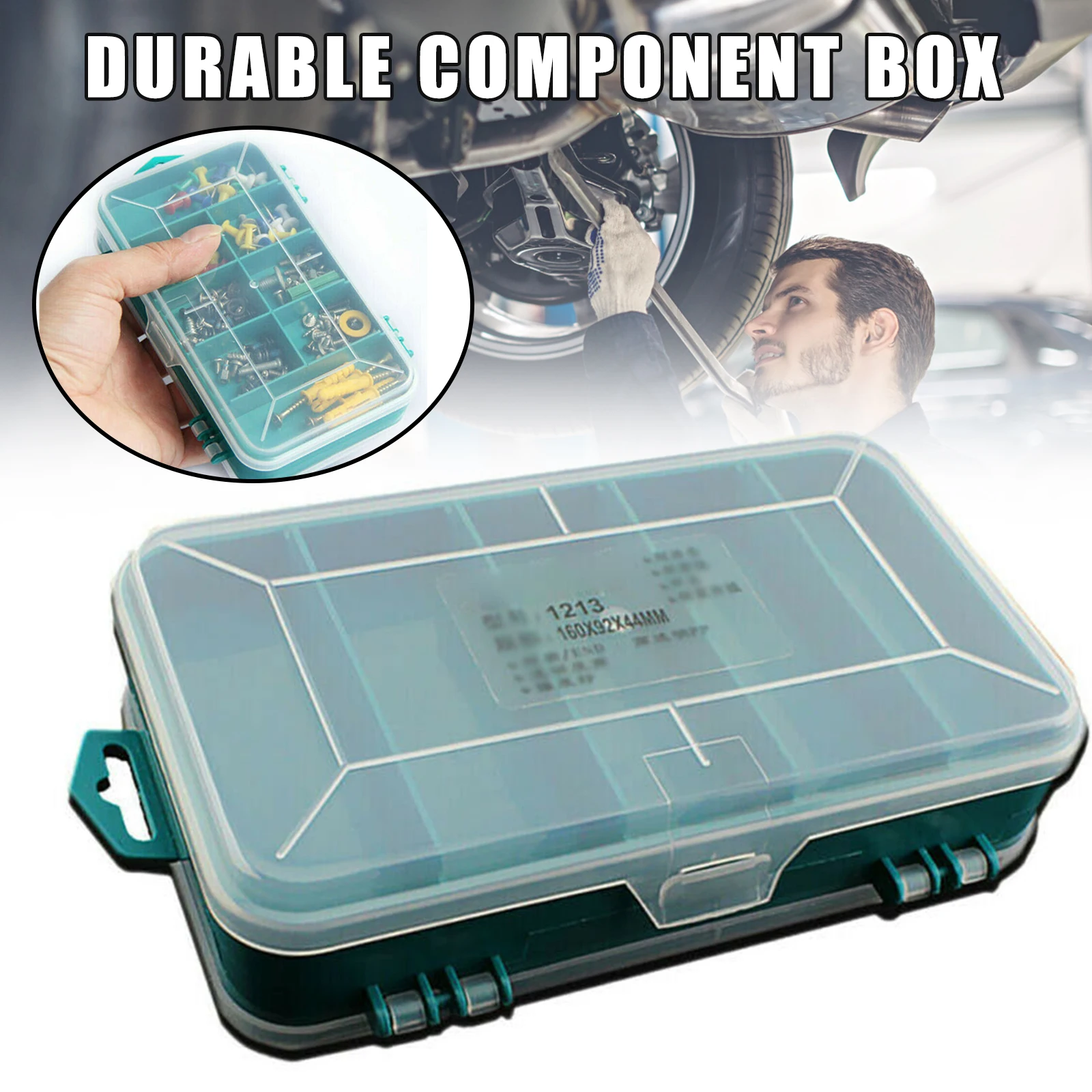 8 Slot Plastic Storage Case for Screws Threads Bolts Nails Nuts Parts Durable Box Tools DAG-ship | Дом и сад