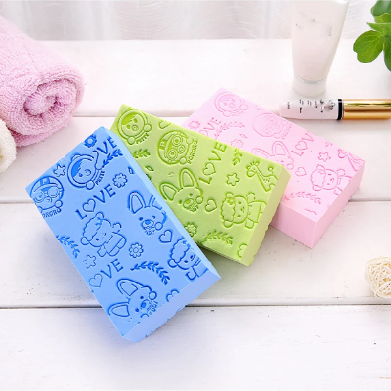 

2019 NEW Bath Sponge Soft Scrubber Body Scrub Treatments Shower Deep Clean Skin New Skin For Kids Adults Cleaning