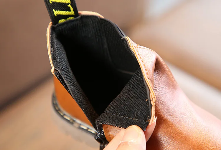 Children Snow Boots 2020 Autumn Winter Cotton Shoes Boys Girls Waterproof Non-slip Ankle Boots Kids Leather Boots Fashion