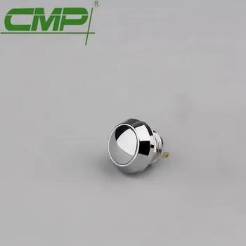 

Waterproof IP67 12mm Chrome Tact Switch