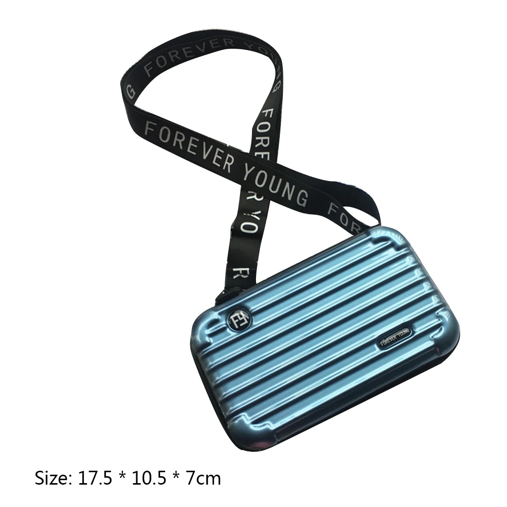 Luxury Hand Bags for Women Suitcase Shape Totes Fashion Mini Luggage Bag Women Bag Mini Box Bag Wash Case