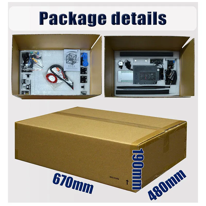 Kopen Tronxy 2019 Nieuwe Verbeterde X5SA 24V 3D Printer CoreXY DIY Kits Metal Bouwen Plaat 330*330mm Warmte tafel 3d machine Filament Sensor