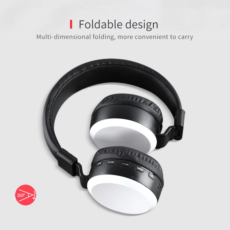 VOXLINK Popular Wireless Bluetooth Headband foldable Game Headphone for boy Gift Colorful BT 5 0 Headset Bluetooth Headphone