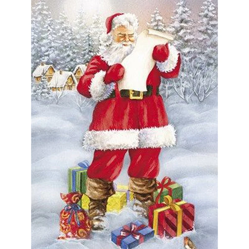 

Full diamond painting christmas 5D DIY Diamond mosaic Embroidery Snowman Resin diamond art Cross Stitch wall decor painting