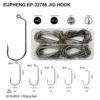 100pcs Eupheng EP- 32786 120 Degree High Carbon Steel Jig Lure Fishing Hooks Black Nickle Color Fishing Hook ► Photo 1/3