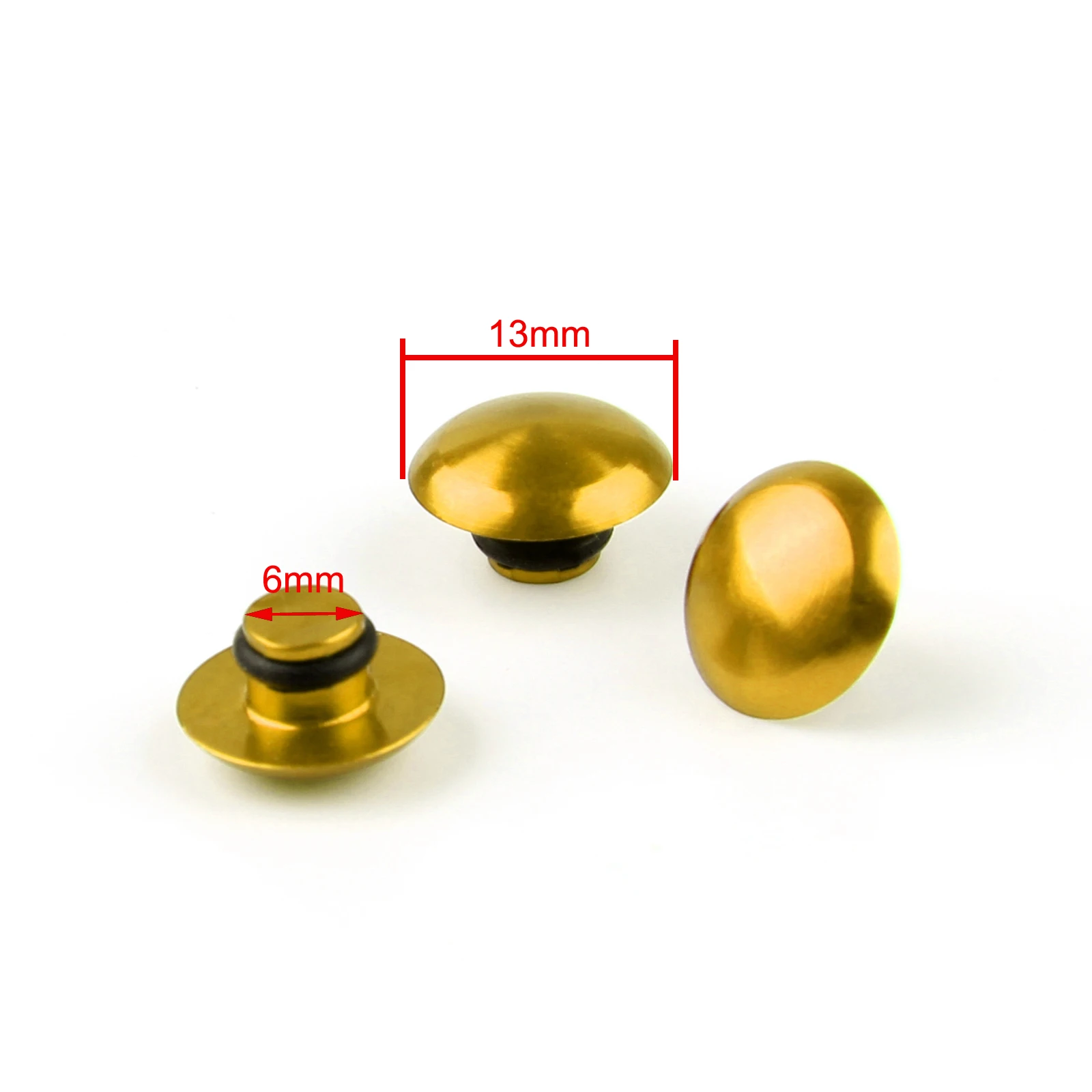 Artudatech Universal Hex Socket Bolt Screw Nut Head Cover Cap M8 8MM for Suzuki for Yamaha Motorcycle Fairing Kit Motorcycle Accessories Motorcycle Screw Caps Motorcycle Fasteners Motorcycle Nut Covers
