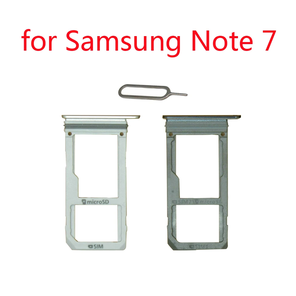 Держатель лотка для sim-карты для samsung Note 7 Galaxy N970 N970F N970FD корпус телефона слот для адаптера Micro SD SIM