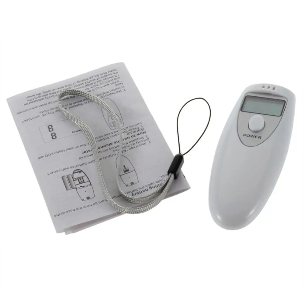 Ручной Карманный ЖК-дисплей Алкотестер для дыхания цифровой Алкотестер BAC анализатор-измеритель профессионального алкоголя проверки Прямая
