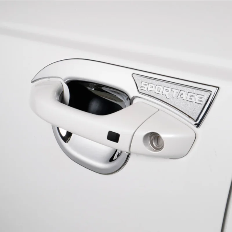 inside+ outside) door pull cover interior bowl circle car-styling Interior Mouldings for Kia Sportager Car-styling