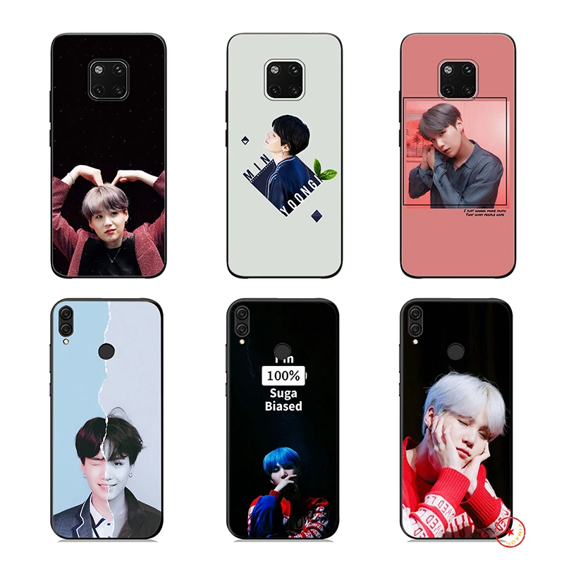 Мягкий силиконовый чехол Suga K Pop Min Yoongi K Pop для huawei Honor 10 9X9 8 8X Lite 7X 7C 7A 6A для Honor Note 10