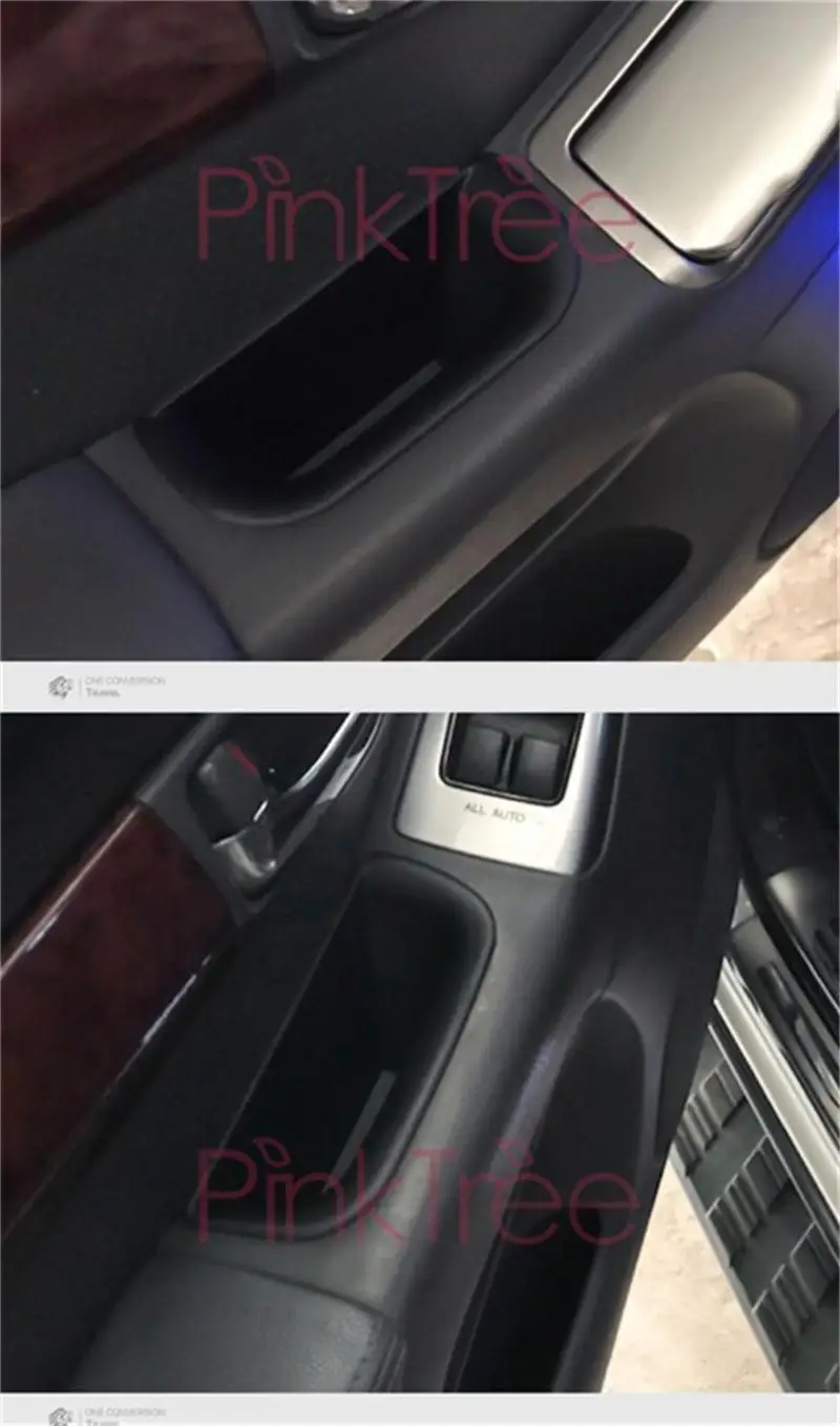 Для Toyota Land Cruiser Prado FJ120 2004 2005 2006 2007 2008 2009 инерционная дверная ручка коробка для хранения Контейнер держатель лоток - Название цвета: rear 2 doors