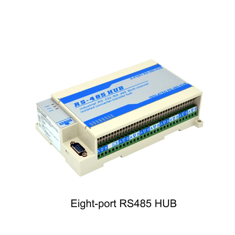 Twoway Eightport Rs485 Hub Lightning Protection Isolated Repeater