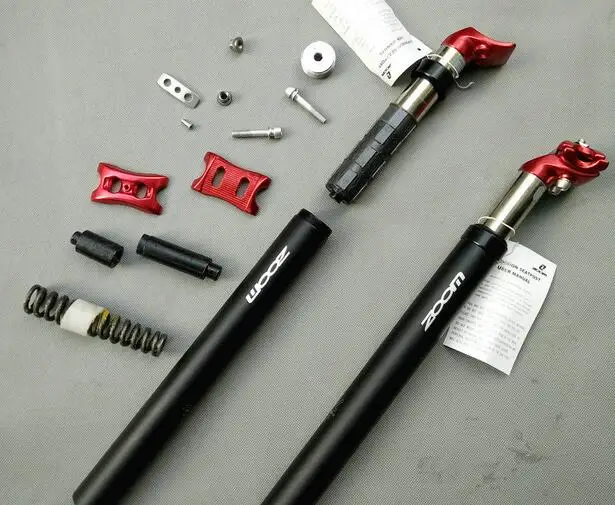 Алюминиевая амортизирующая Подвеска для велосипеда с зумом подседельный штырь 27