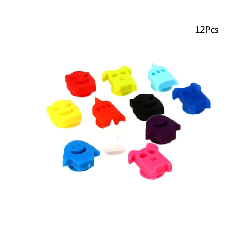 

12pcs Wine Glass Marker Bar Drinking Tag Cartoon Sticker Sucker Mark Glass Identification Cup Labels Tag Signs for Party Bar