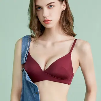 

MANBEIQI Seamless Bras for Women Solid Color Push Up Bra Wireless Lingerie Brassiere Bralette Female Underwear HOT