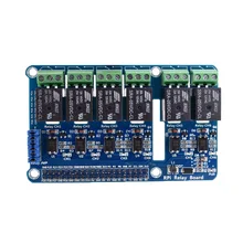 6-kanal Raspberry Pi Relais Schild Modul Extension Board Für Raspberry Pi A +/B +/2 B/3B