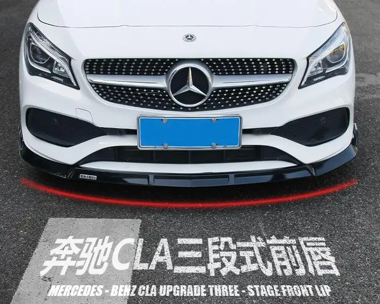 Задний спойлер для Mercedes Benz CLA W117 2016 2018 200 180 250 ABS задний бампер диффузор